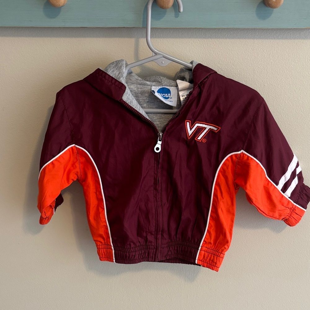 Virgina tech Maroon and Orange Jacket size 12 months